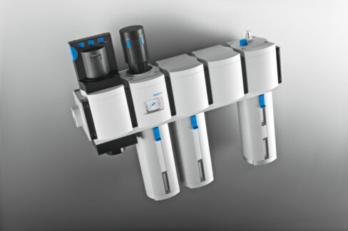 Air preparation combination unit