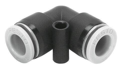 Push-in L-connector