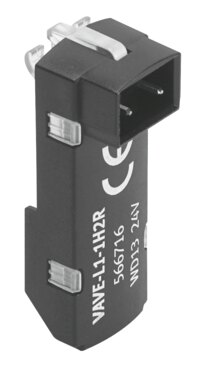 Electric connecting component for VUVG