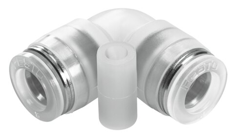 Push-in L-connector