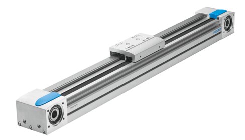 Toothed belt axis
