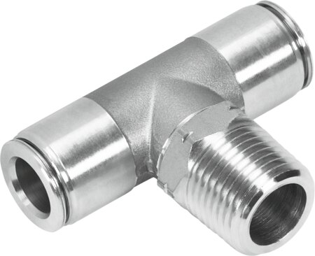 Push-in T-fitting