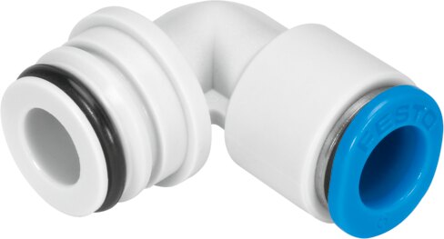 Raccord enfichable de cartouche enfichable, polymère gris