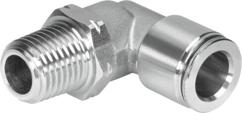 Push-in L-fitting