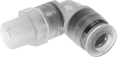 Push-in L-fitting