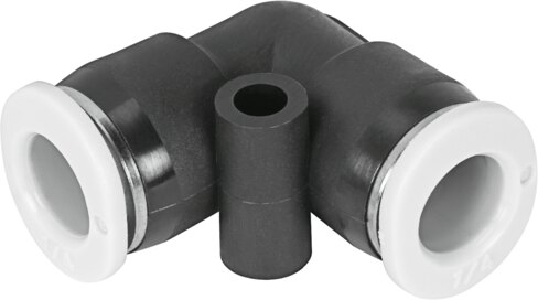 Push-in L-connector