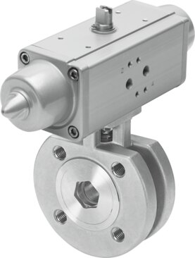 Ball valve actuator unit