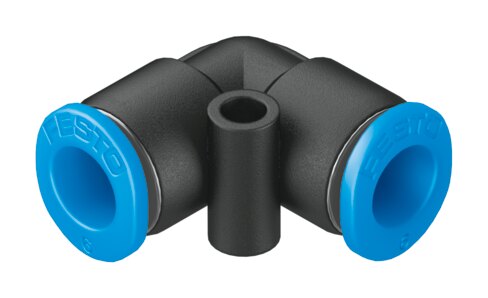 Push-in L-connector