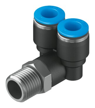 Push-in Y-fitting