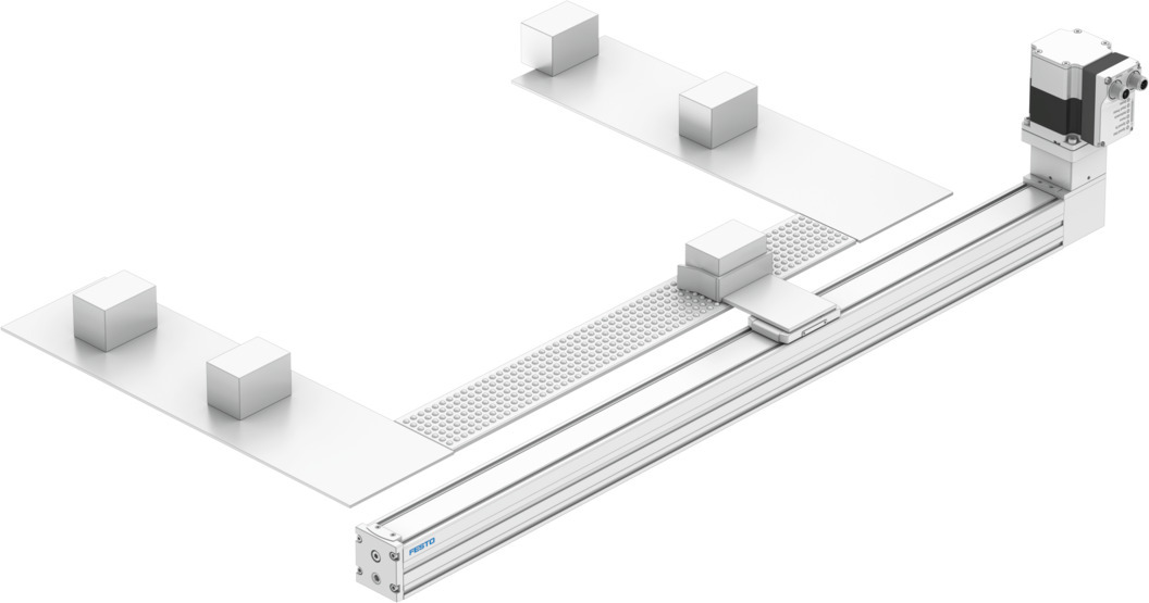 Toothed belt axis unit