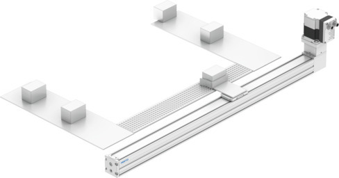 Toothed belt axis unit