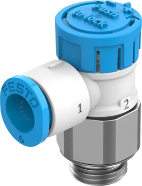 One-way flow control valve VFOE-LE-T-G18-Q6 | Festo USA
