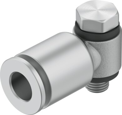 Push-in L-fitting