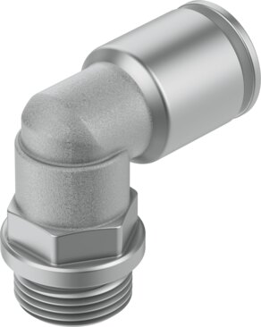 Push-in L-fitting