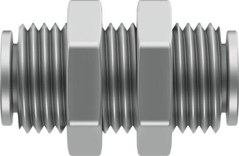 Push-in bulkhead connector