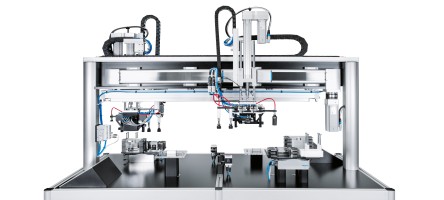 Industrial Internet of Things Technologies: Parallel Engine Block Assembly Exhibition Display