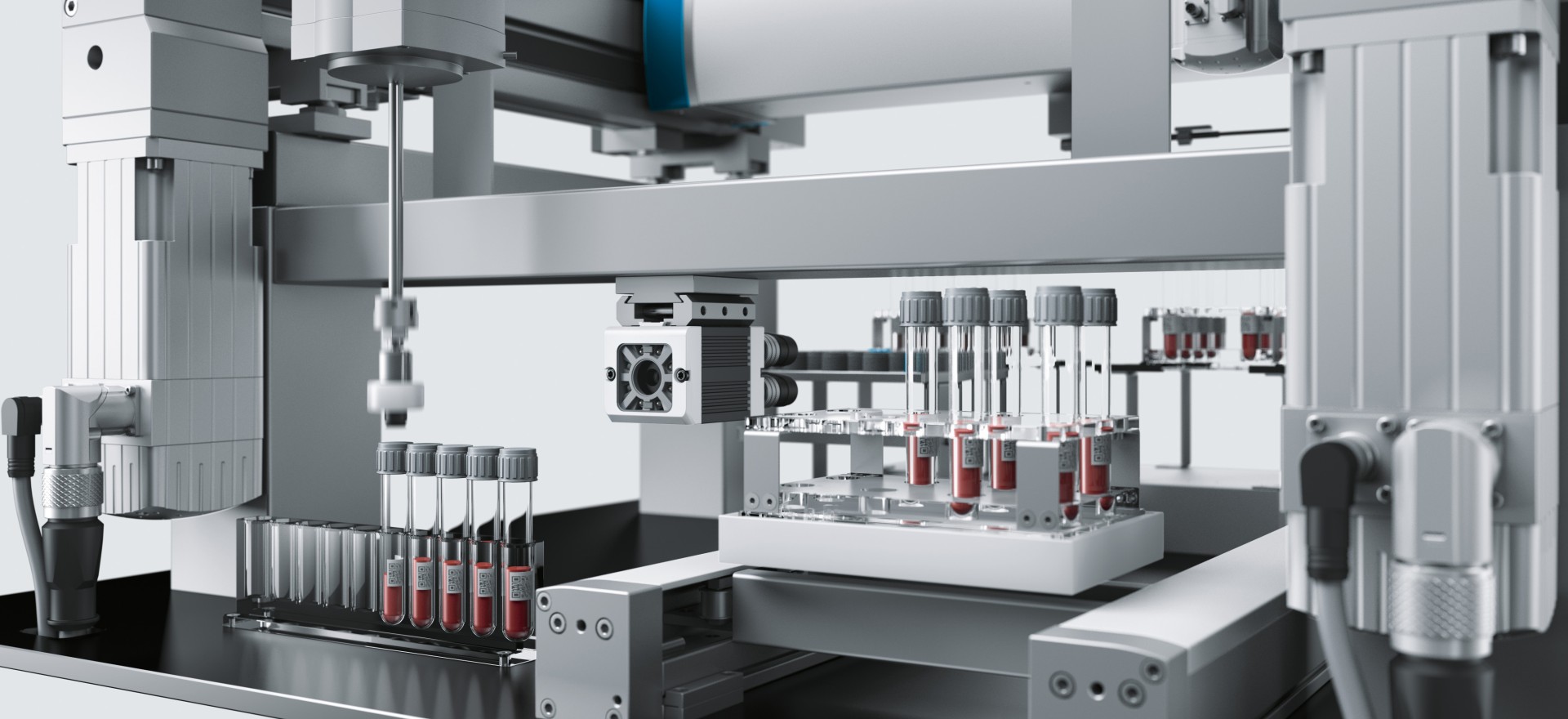 Laboratory automation: handling samples