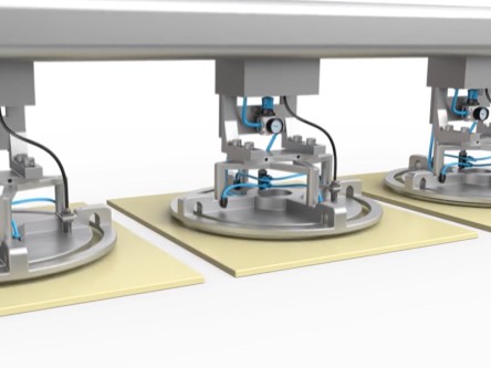 Vacuum suction plate with ejector pulse