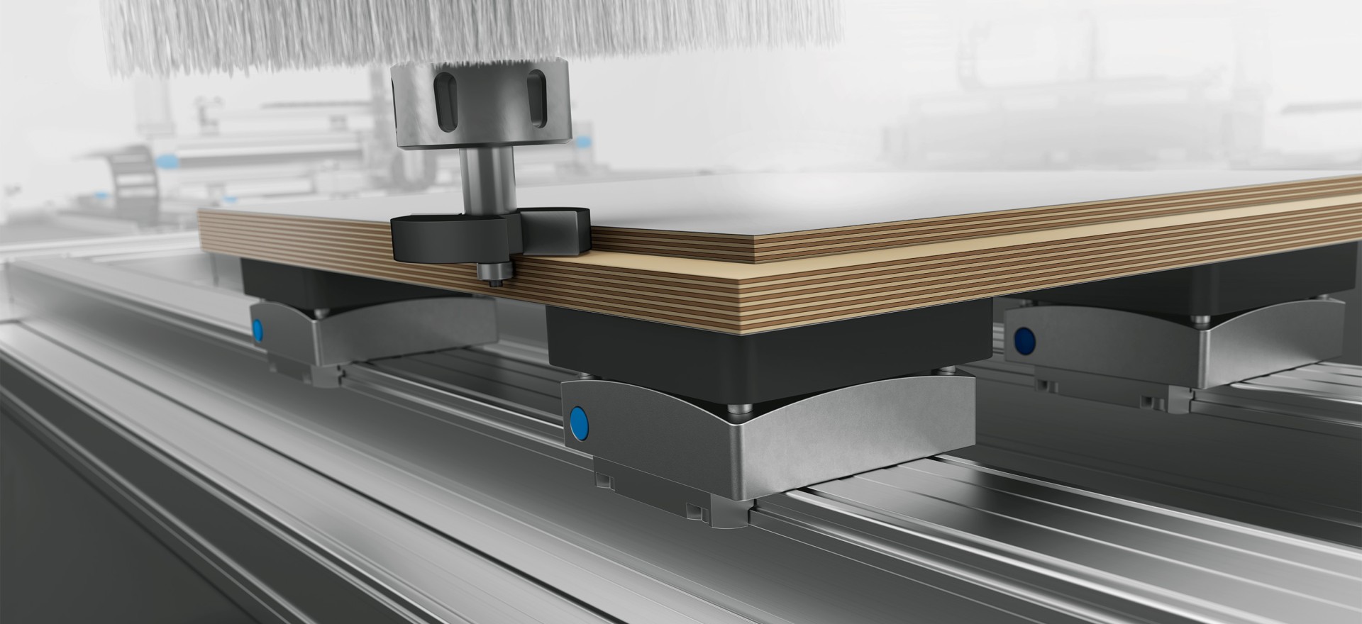 Maschine zur Holzverarbeitung in der Holzindustrie