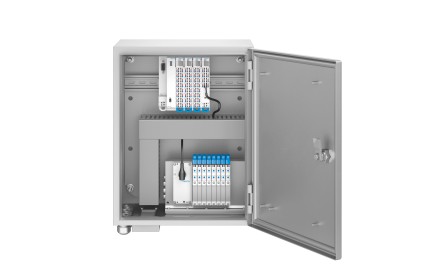 Armoire électrique compacte en variante équipée de CPX-E et VTUG