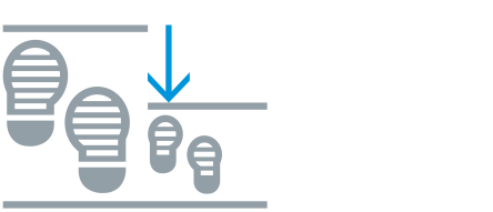 CO2 footprint graphic