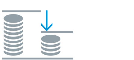 Cost reduction graphic