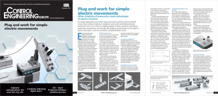 Titelbild Control Engineering Europe