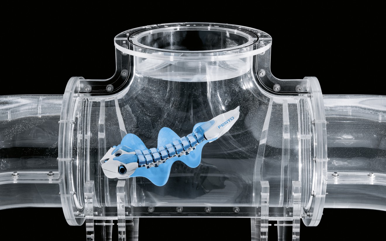 Podvodni robot BionicFinWave podjetja Festo