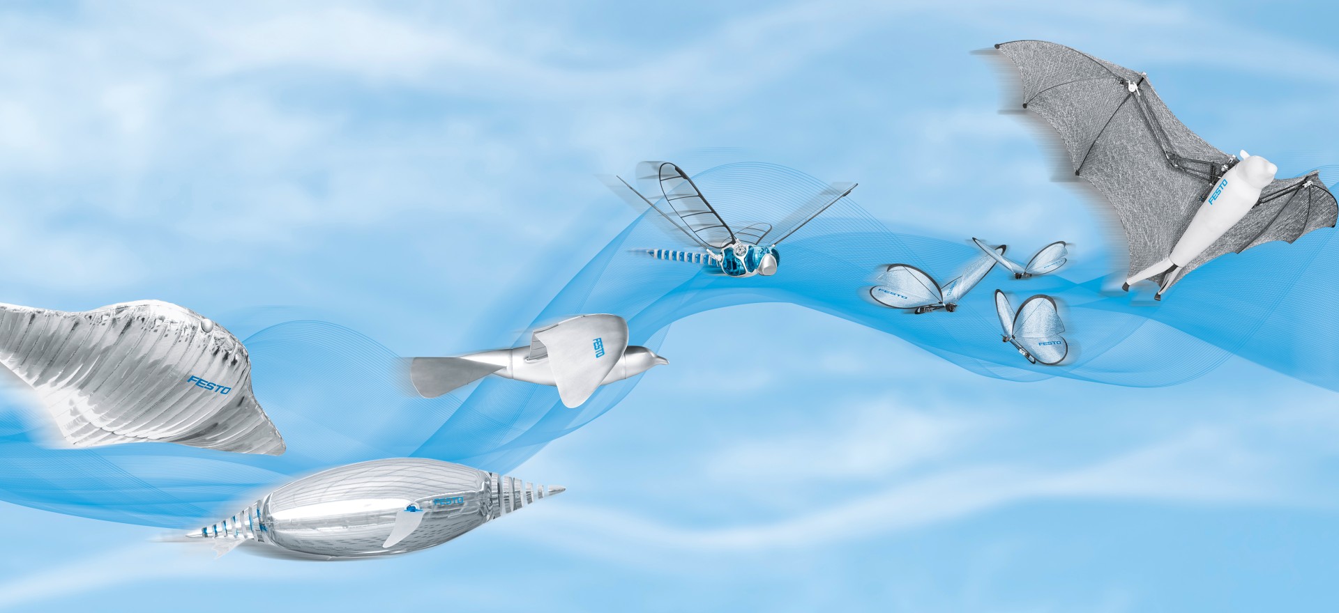 Flying in the Bionic Learning Network