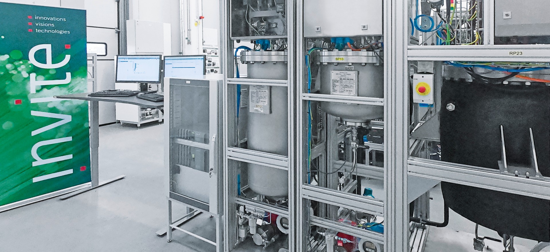 Technologiedemonstrator mit MTP-Modulen für die Prozessindustrie