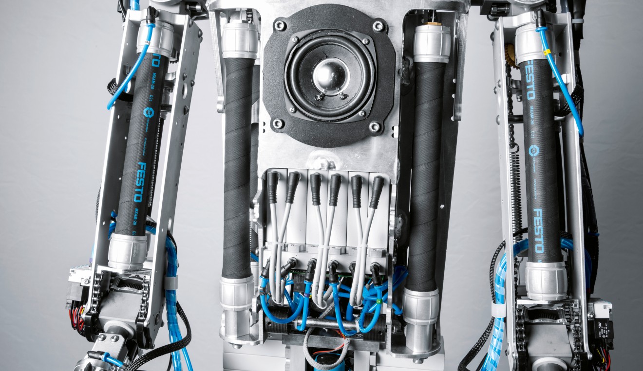 De humanoïde robot RoboThespian