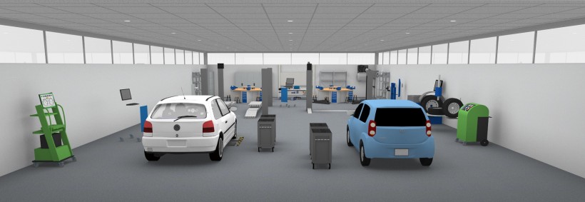 Learning environment for automotive