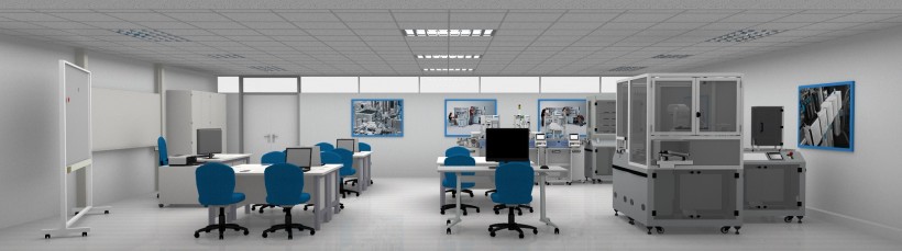 Learning environment for basic principles of Industry 4.0