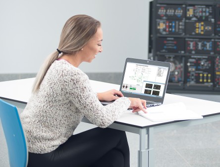 EMS LabVolt 8010 with LVDAC-EMS and workbooks
