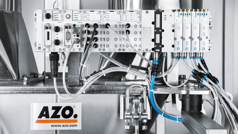 The modular electrical terminal CPX with integrated, decentralised controller CEC and valve terminal MPA