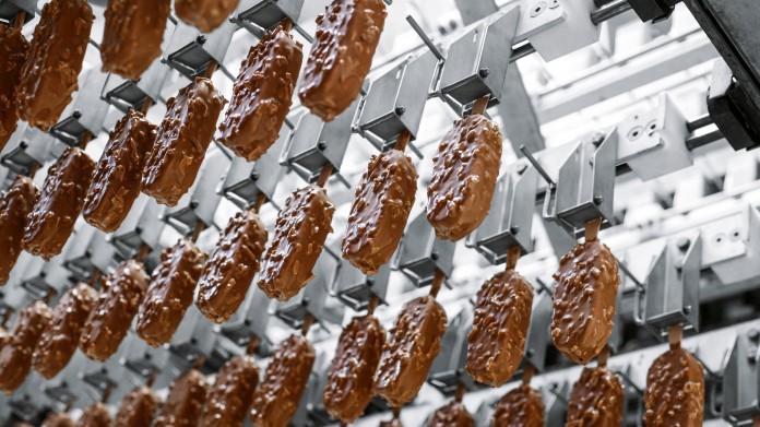 Unilever Heppenheim Eis hängend