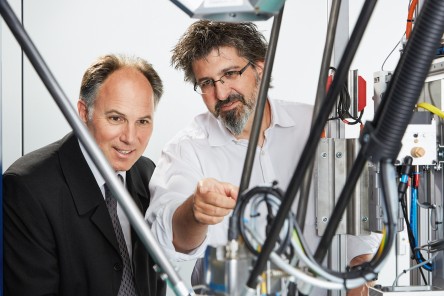 Rolf Wirz, Managing Director of Amax and Daniel Minger, Sales Engineer at Festo Switzerland.
