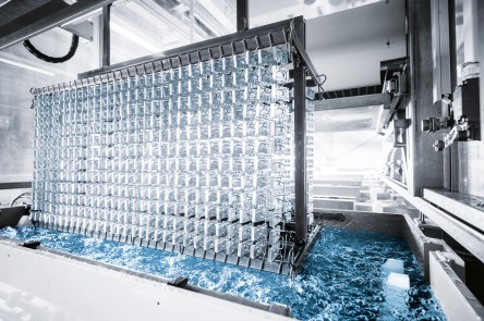 The components are immersed in electroplating tanks to give them the necessary surface properties.
