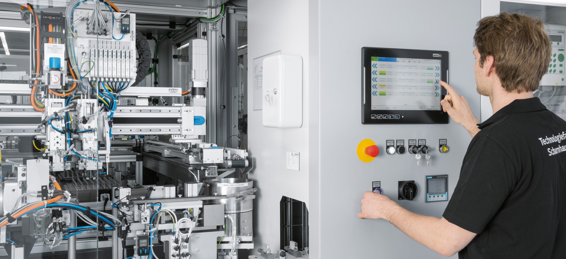 Kontrollsystem für die Ventilinselmontage