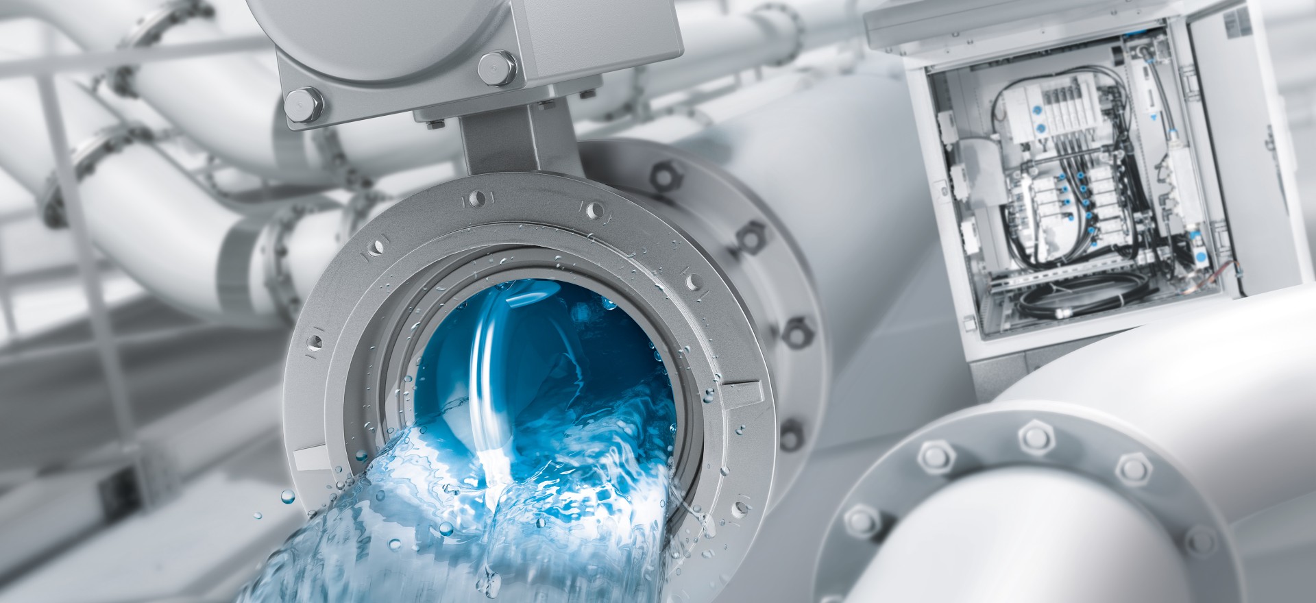 Clean automated water engineering from Festo