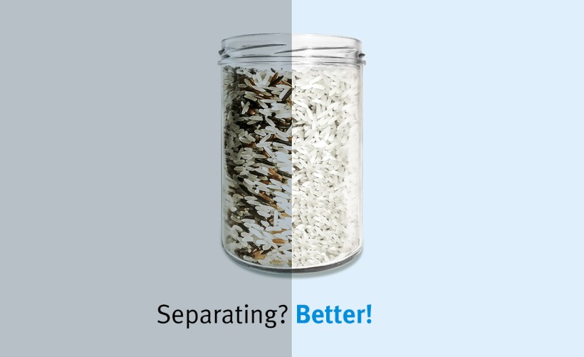 Separating bulk materials
