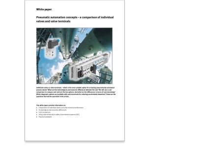 Pneumatic automation concepts for bulk materials