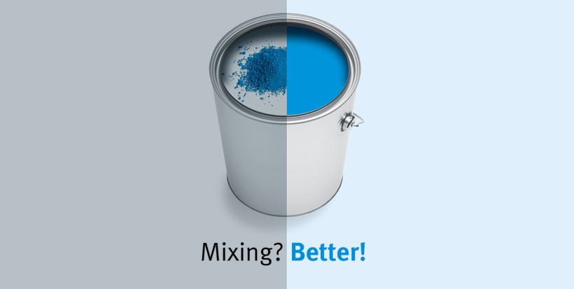 Mixing bulk materials