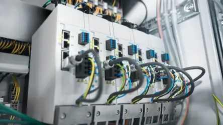 A collection of Festo's servo drives CMMT-AS displayed in a lineup