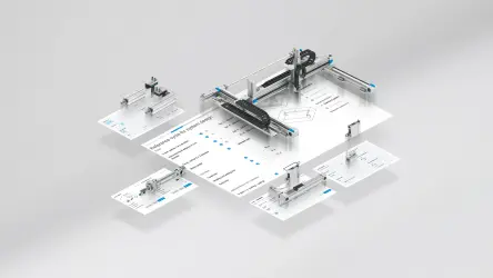 Online engineering tools to configure pneumatic and electric automation systems