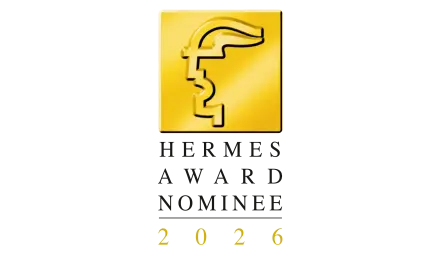 Hermes Award logo 2026 at the Hannover Messe