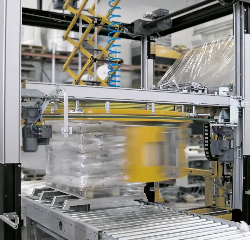 Picture of a fully automatic packaging system
