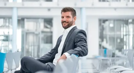 Werner Alber, expert in mass flow control at Festo