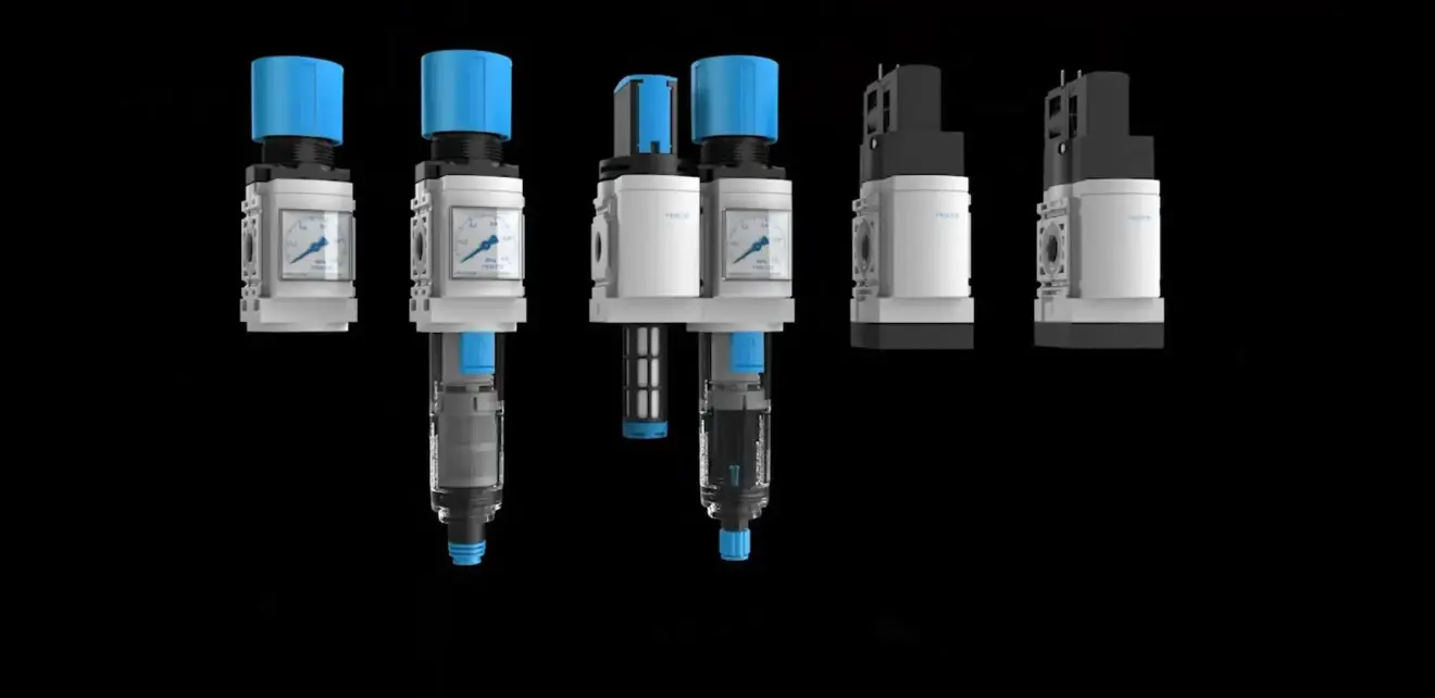 さな FESTO MS6-LRP-1/4-D5-A4-E11 538028 精密圧力レギュレーター