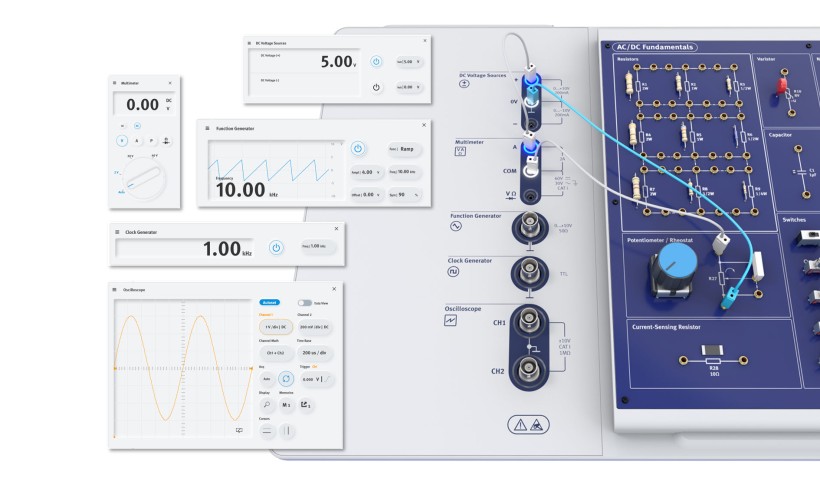 Electeo virtual instrument interface